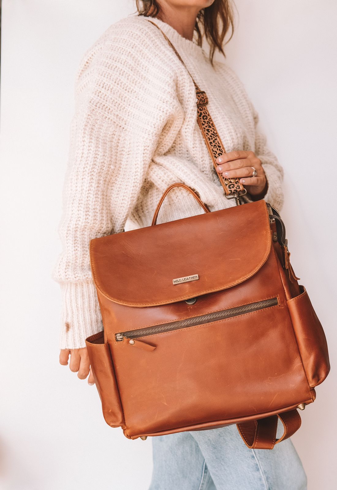 Emmi Leather Backpack