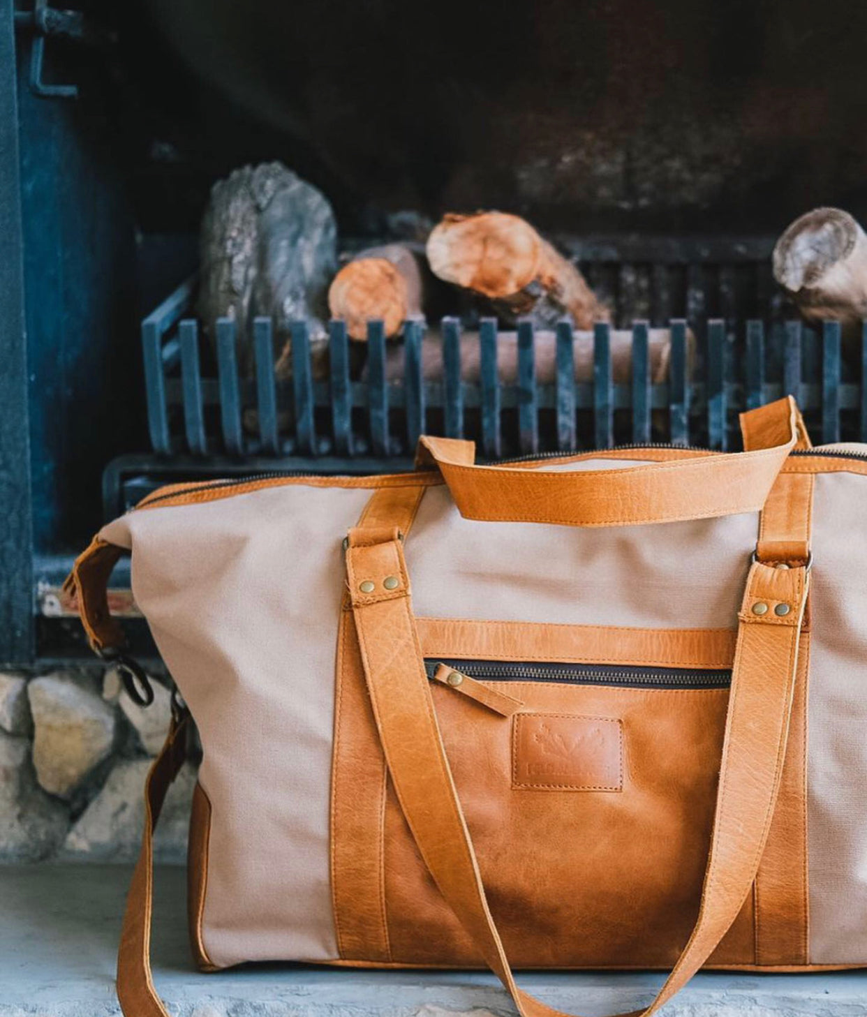 Canvas & Leather Overnighter