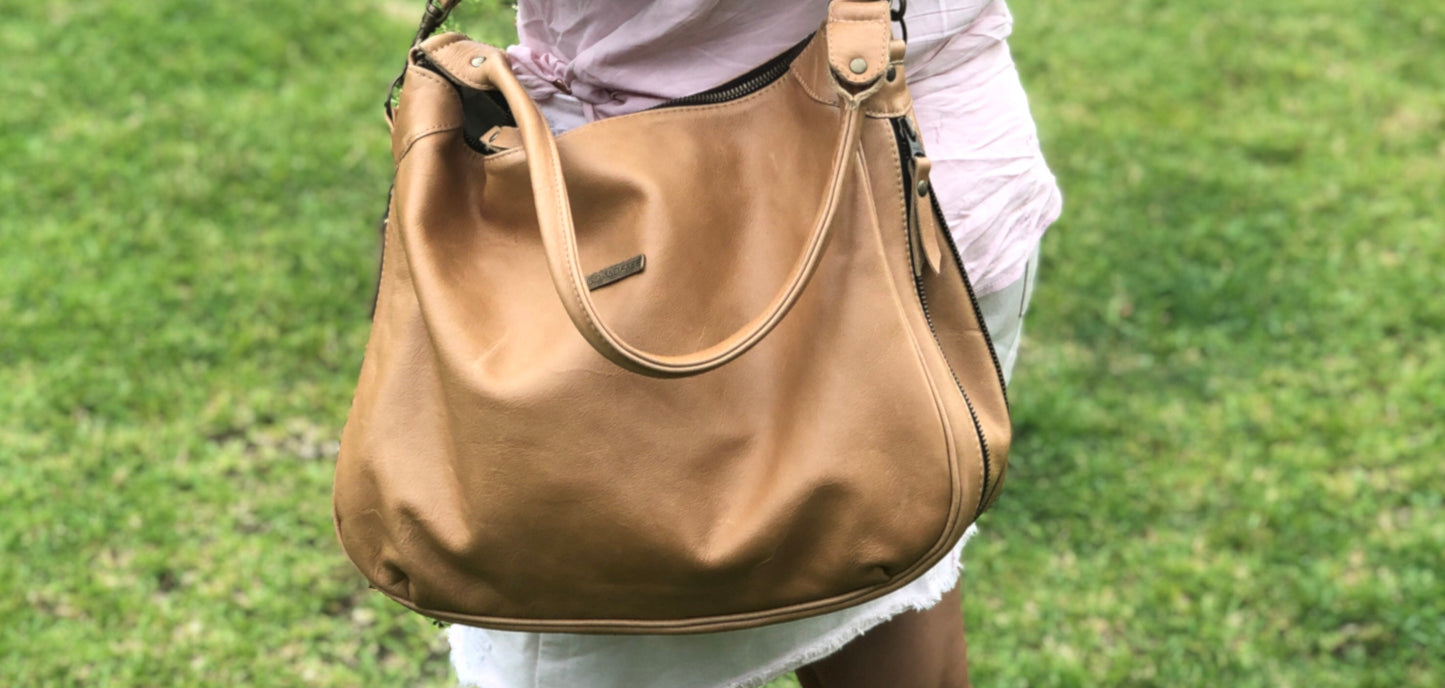 Slouchy Expandable Handbag