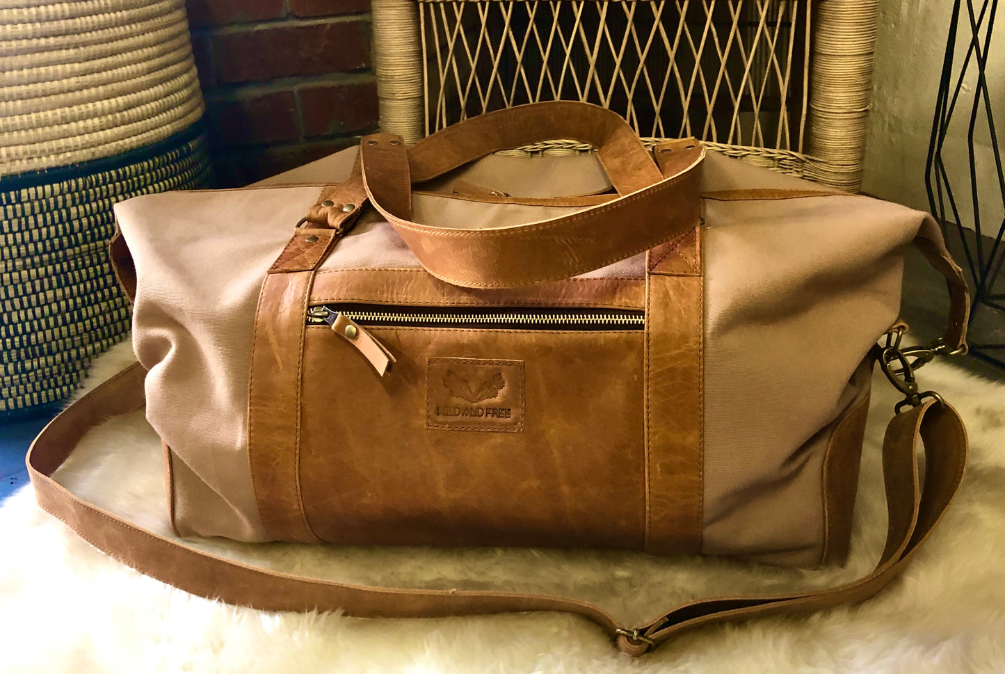 Canvas & Leather Overnighter